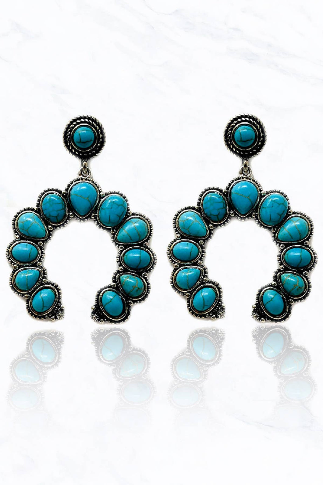 Stone Turquoise Earrings