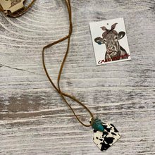 Load image into Gallery viewer, Cow Tag Necklace
