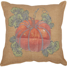 Load image into Gallery viewer, Jute Burlap Pumpkin Pillow
