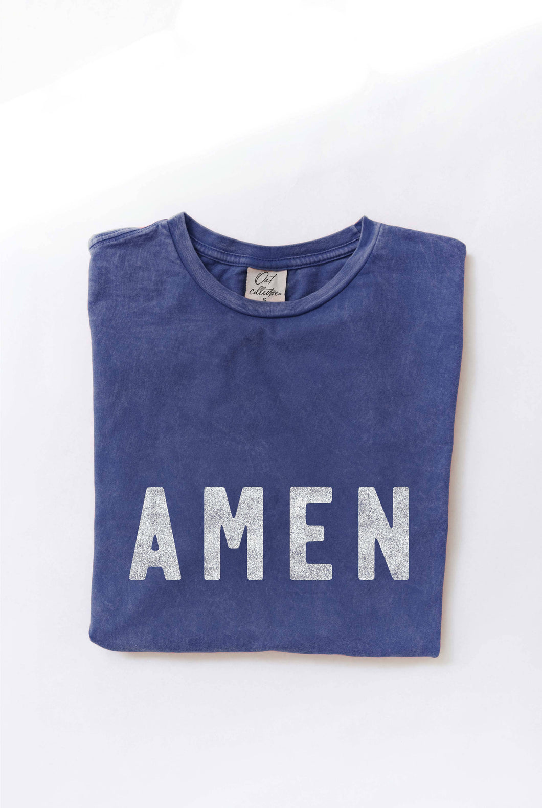 AMEN Mineral Washed Graphic Top