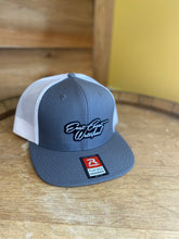 Load image into Gallery viewer, ECW Script Hat Charcoal/White
