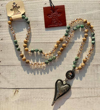 Load image into Gallery viewer, African Heart Necklace
