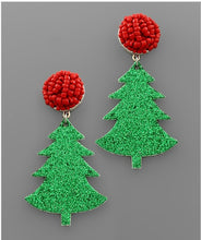 Load image into Gallery viewer, Festive Glitter earrings
