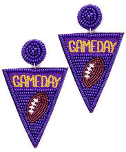 Load image into Gallery viewer, Gameday Flag Earrings
